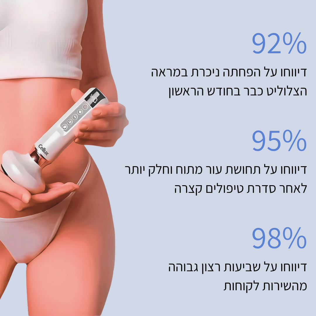 מכשיר עיסוי Cellux נגד צלוליט