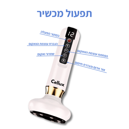 מכשיר עיסוי Cellux נגד צלוליט